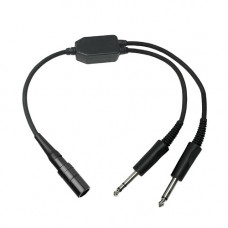HEADSET CABLE ADAPTER 6PIN TO DUAL PLUG