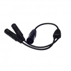 HEADSET CABLE ADAPTER DUAL PLUG TO XLR/5PIN/AIRBUS