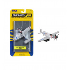 AIRCRAFT MODEL 1:XXX RUNWAY-24 P-51 MUSTANG SILVER (USAAF) RW195