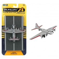 RUNWAY-24 B-17 BOMBER SILVER RW035