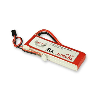 JETI LIPO 7.4V 2100MA RX PACK JETIRX2100