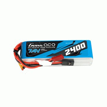 GENS ACE 7.4V 2400MA RX LIPO JST/FUT