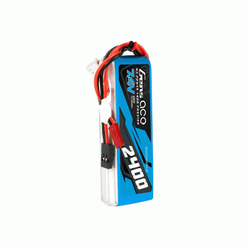 GENS ACE 7.4V 2400MA RX LIPO JST/FUT