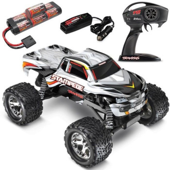 CARRO STAMPEDE TRAX TRUCK SILVER 360541T3