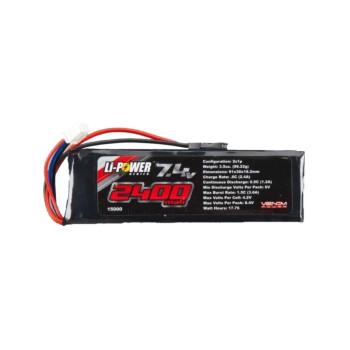 PACK VENOM 7.4V 2400MA LIPO RX 15000