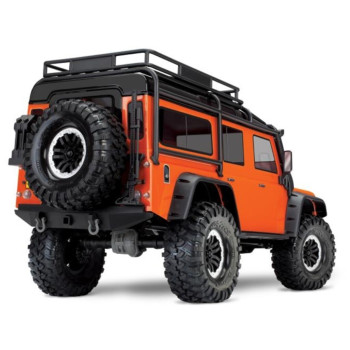 CARRO TRAXXAS 1/10 TRX-4 LAND ROVER DEFENDER CRAWLER ORANGE 820564