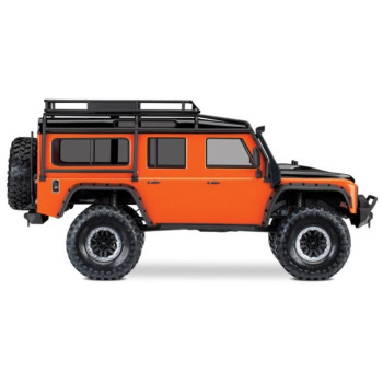 CARRO TRAXXAS 1/10 TRX-4 LAND ROVER DEFENDER CRAWLER ORANGE 820564