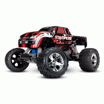 CARRO STAMPEDE TRAX TRUCK RED 360541T1