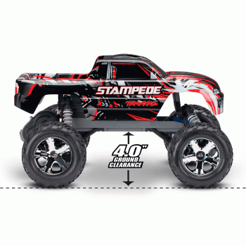 CARRO STAMPEDE TRAX TRUCK RED 360541T1