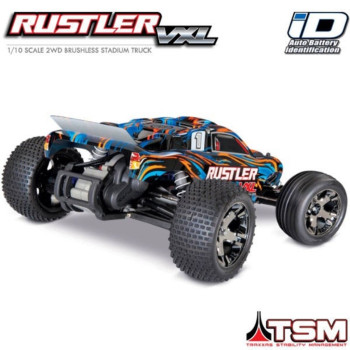 CARRO RUSTLER VXL BRUSHLES TSM ORANGE 37076-4