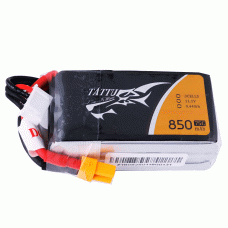 GENS ACE TATTU 11.1V 850MAH 75C 3S LIPO XT60 PLUG