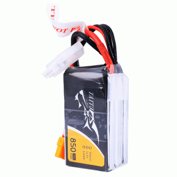 GENS ACE TATTU 11.1V 850MAH 75C 3S LIPO XT60 PLUG