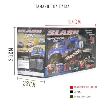 CARRO SLASH PRO OBA 2.4GHZ RTR BLUE 580342