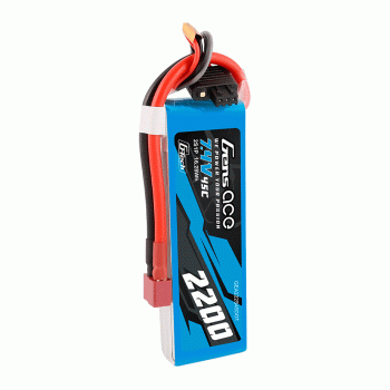 GENS ACE 7.4V 2200MAH 45C 2S LIPO DEANS PLUG