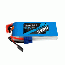 GENS ACE 7.4V 3500MAH 2S RX LIPO JR/EC3 PLUG