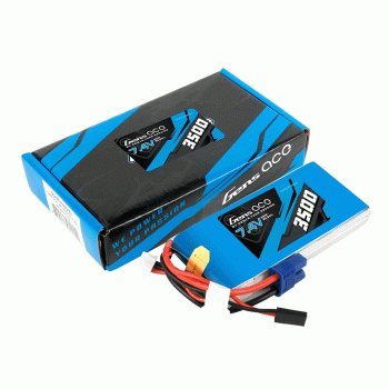 GENS ACE 7.4V 3500MAH 2S RX LIPO JR/EC3 PLUG