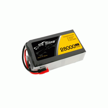 GENS ACE 22.2V 28000MAH 25C 6S LIPO AS150 +XT150 PLUG