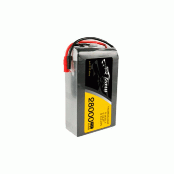 GENS ACE 22.2V 28000MAH 25C 6S LIPO AS150 +XT150 PLUG