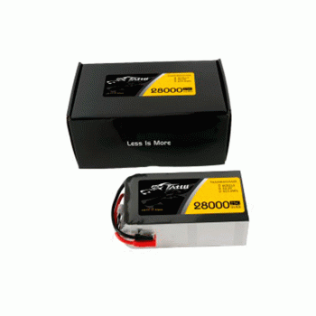 GENS ACE 22.2V 28000MAH 25C 6S LIPO AS150 +XT150 PLUG