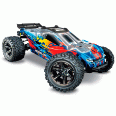 CARRO TRAXXAS 1/10 RUSTLER 4WD VXL BLX TQI TSM RED 67076-4