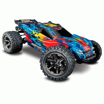 CARRO TRAXXAS 1/10 RUSTLER 4WD VXL BLX TQI TSM RED 67076-4