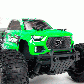 CARRO ARRMA 1/10 GRANITE 4WD 3S BLX MONSTER TRUCK GREEN ARA4302V3T1