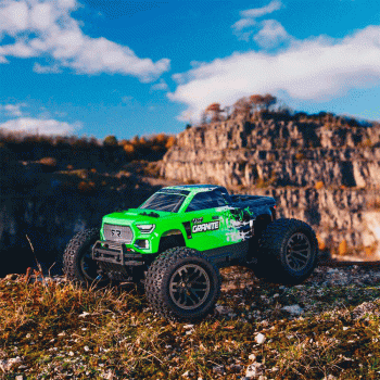 CARRO ARRMA 1/10 GRANITE 4WD 3S BLX MONSTER TRUCK GREEN ARA4302V3T1