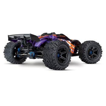 CARRO TRAXXAS 1/10 E-REVO 4WD BLX 6S TQI TSM PURPLE 86086-4