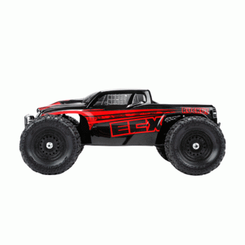 CARRO ECX RUCKUS 1/18 TRUCK 4WD BLC/RED ECX01000T1