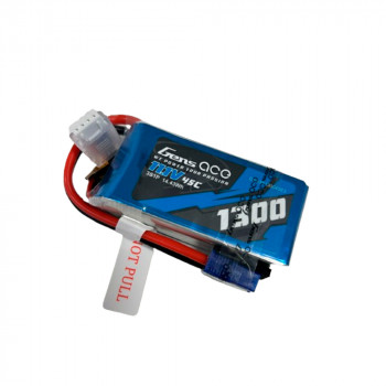 GENS ACE 11.1V 1300MAH 45C 3S EC3 (FOR RC PLANE)