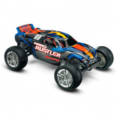 CARRO RUSTLER NITRO TRAXXAS RTR SILVER/BLUE 440963