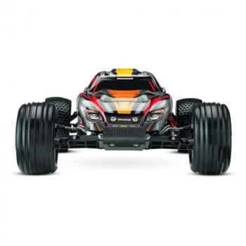 CARRO RUSTLER NITRO TRAXXAS RTR SILVER/RED 440963