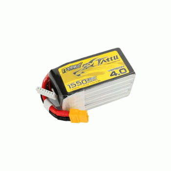 GENS ACE 22.2V 1550MAH 130C 6S TATTU R-LINE 4.0 LIPO XT60 PLUG