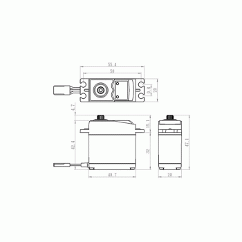 SAVOX SERVO SC-0251MG 6V 16KG .18S