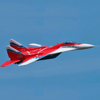 AVIAO FW MIG-29 80MM RED + VECTOR PNP FJ31621P