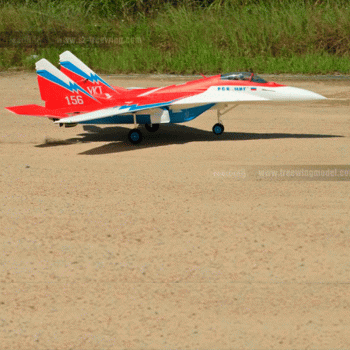 AVIAO FW MIG-29 80MM RED + VECTOR PNP FJ31621P