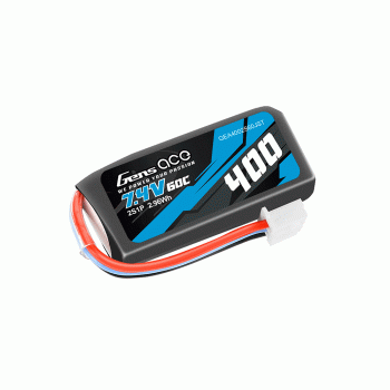 GENS ACE 7.4V 400MAH 60C 2S JST-XHR