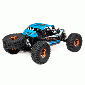 CARRO LOSI 1/10 LASERNUT U4 4WD BRUSHLESS RTR SMART BLUE LOS03028T1