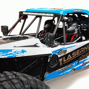 CARRO LOSI 1/10 LASERNUT U4 4WD BRUSHLESS RTR SMART BLUE LOS03028T1