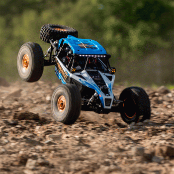 CARRO LOSI 1/10 LASERNUT U4 4WD BRUSHLESS RTR SMART BLUE LOS03028T1