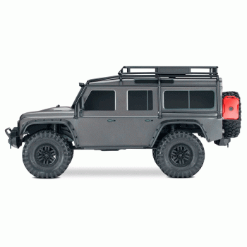 CARRO TRAXXAS 1/10 TRX-4 LAND ROVER DEFENDER CRAWLER SILVER 820564