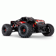 CARRO TRAXXAS 1/10 MAXX MONSTER TRUCK TQI 4S WIDEMAXX RED 89086-4