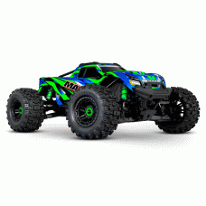 CARRO TRAXXAS 1/10 MAXX MONSTER TRUCK TQI 4S WIDEMAXX GREEN 890864