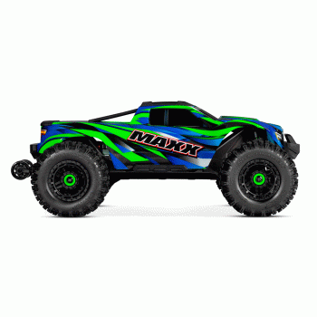 CARRO TRAXXAS 1/10 MAXX MONSTER TRUCK TQI 4S WIDEMAXX GREEN 890864