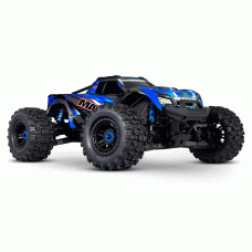 CARRO TRAXXAS 1/10 MAXX MONSTER TRUCK TQI 4S WIDEMAXX BLUE 890864