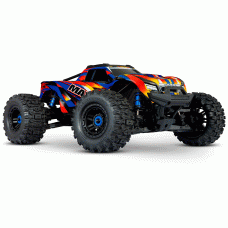 CARRO TRAXXAS 1/10 MAXX MONSTER TRUCK TQI 4S WIDEMAXX YELLOW 890864