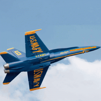 AVIAO FW F-18 90 PNP HORNET BLUE ANGELS 90MM EDF JET FJ31414P