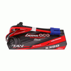 GENS ACE 7.4V 5300MAH 60C 2S G-TECH HARDCASE 24# EC5 PLUG (RC CAR)