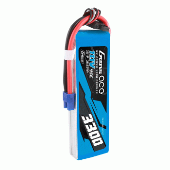 GENS ACE 11.1V 3300MAH 45C 3S G-TECH EC3 PLUG