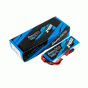 GENS ACE 7.4V 2400MAH 2S RX LIPO JST-SYP PLUG (FUTABA)